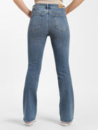 Metro Flare Jeans in Mid Denim - BROOKLYN INDUSTRIES