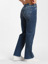 Park High Rise Wide Leg Jeans in Dark Brushed Denim - BROOKLYN INDUSTRIES