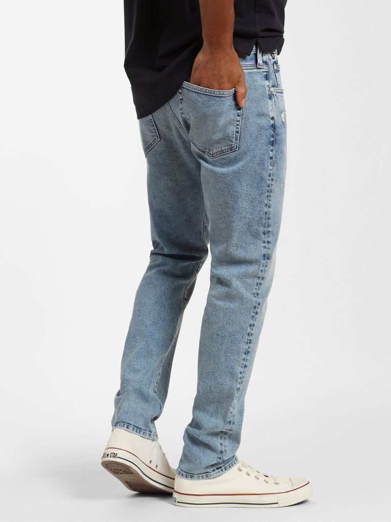 Bedford Slim Leg Jeans in Light Denim - BROOKLYN INDUSTRIES