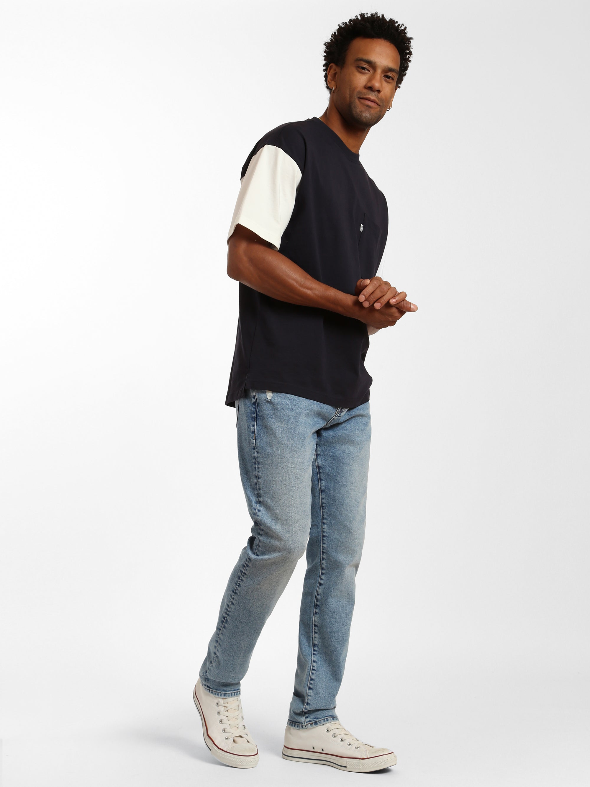 Bedford Slim Leg Jeans in Light Denim - BROOKLYN INDUSTRIES