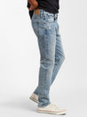 Bedford Slim Leg Jeans in Light Brushed Denim - BROOKLYN INDUSTRIES