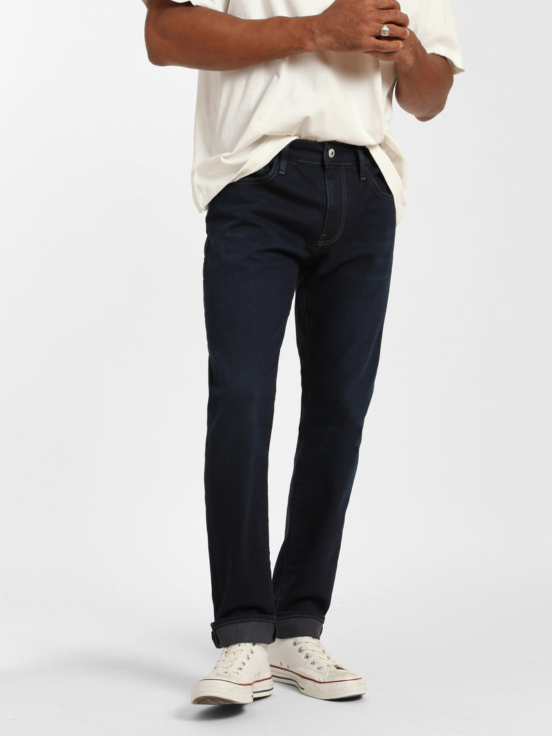 Bedford Slim Leg Jeans in Rinse Brushed Denim - BROOKLYN INDUSTRIES