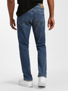 Bedford Slim Leg Jeans in Indigo Brushed Denim - BROOKLYN INDUSTRIES