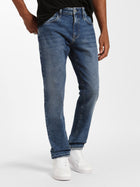 Bedford Slim Leg Jeans in Indigo Brushed Denim - BROOKLYN INDUSTRIES