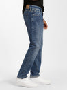 Bedford Slim Leg Jeans in Indigo Brushed Denim - BROOKLYN INDUSTRIES