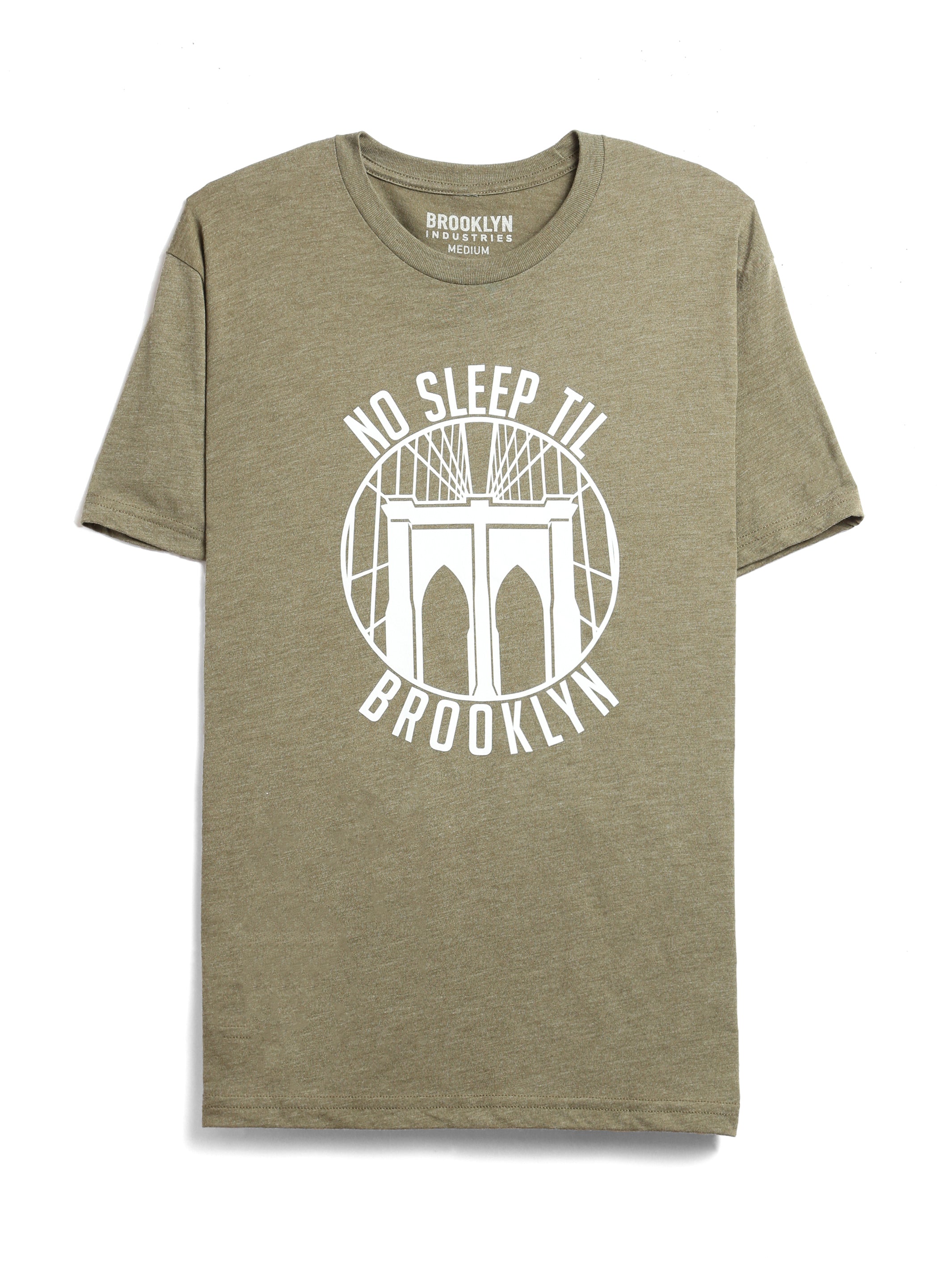 Men's Round No Sleep T-Shirt - BROOKLYN INDUSTRIES