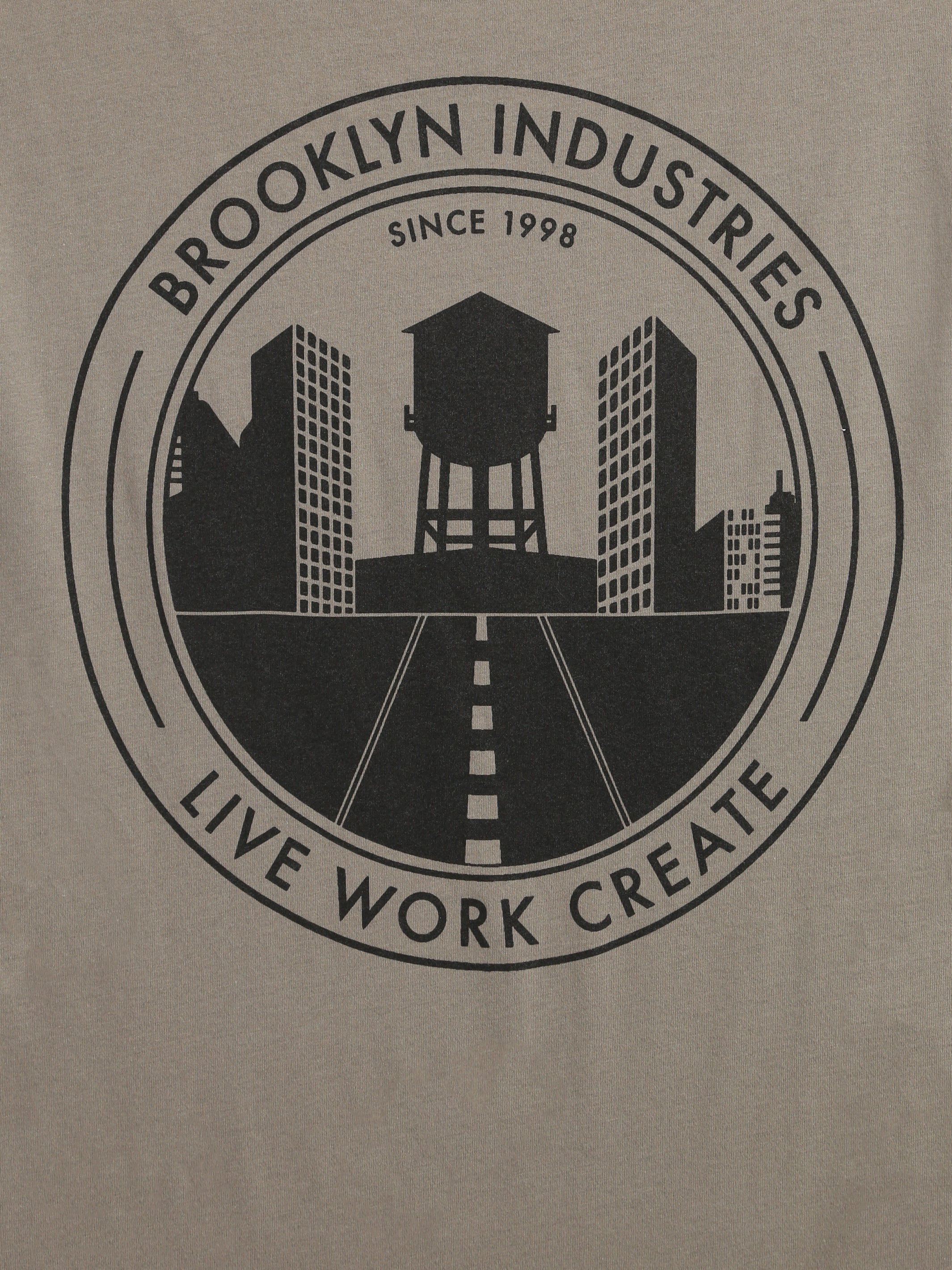 Men's Brooklyn Circle Water Tower T-Shirt - BROOKLYN INDUSTRIES