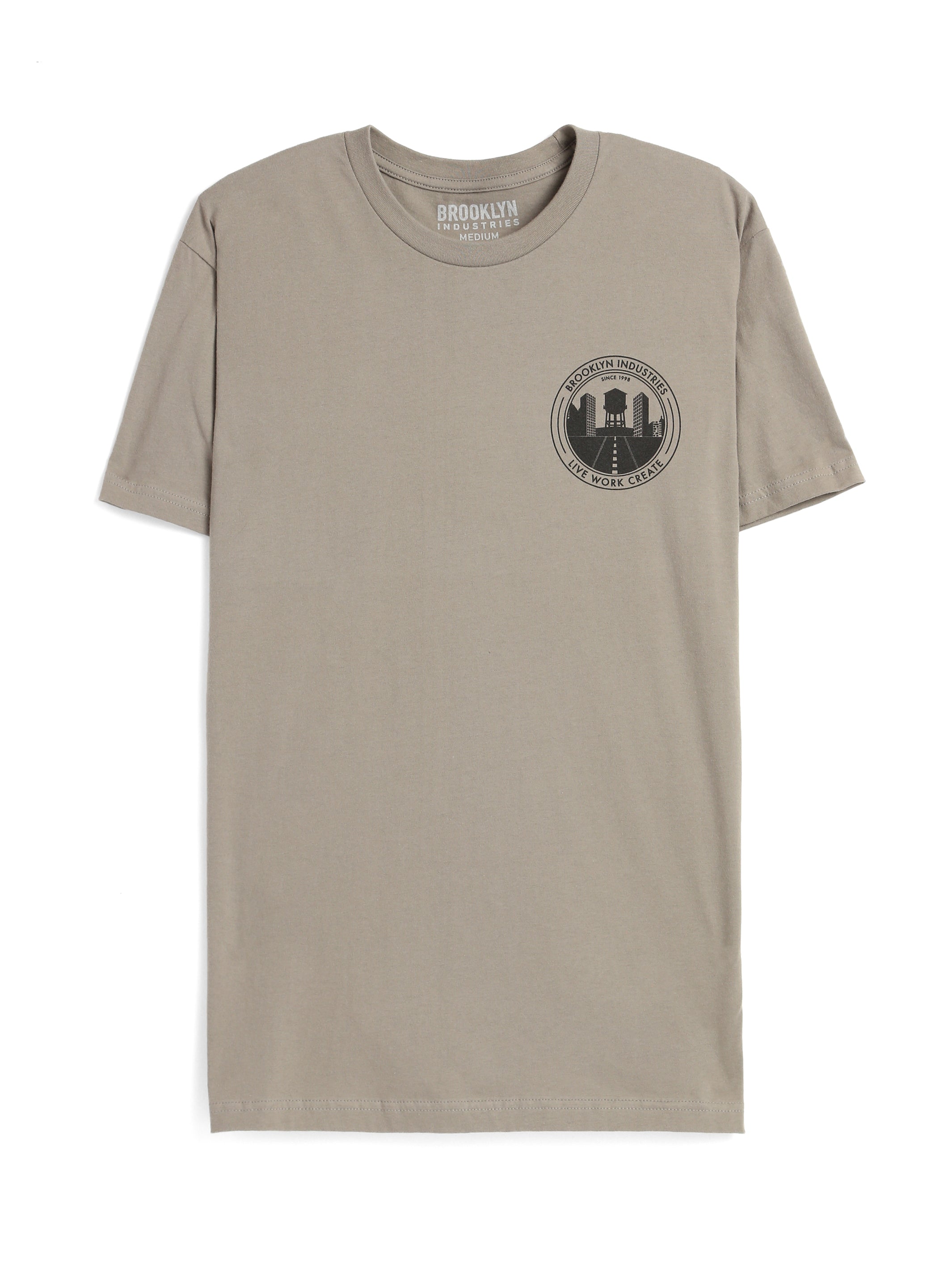 Men's Brooklyn Circle Water Tower T-Shirt - BROOKLYN INDUSTRIES