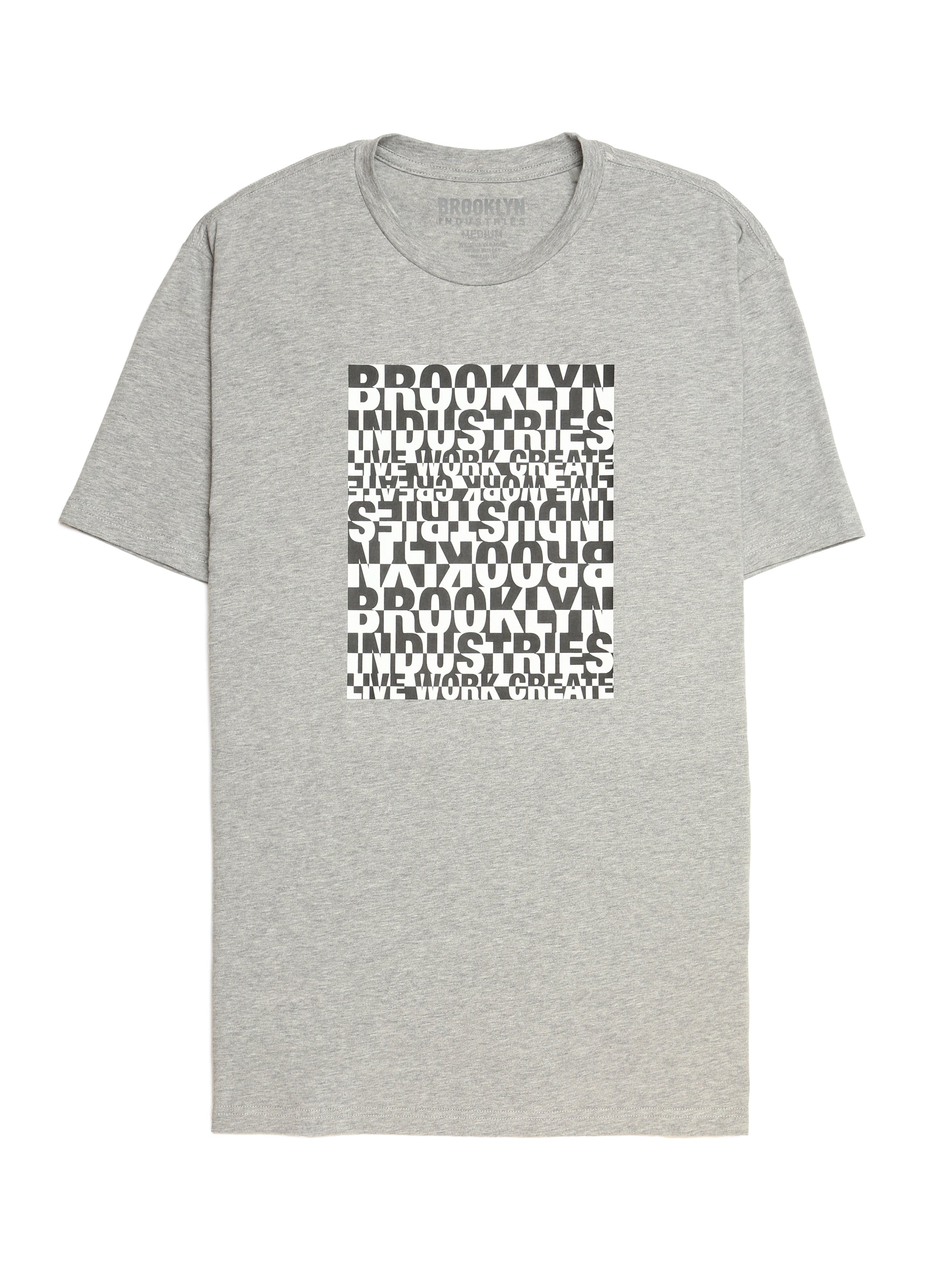 Men's Brooklyn Industries Block Type T-Shirt - BROOKLYN INDUSTRIES