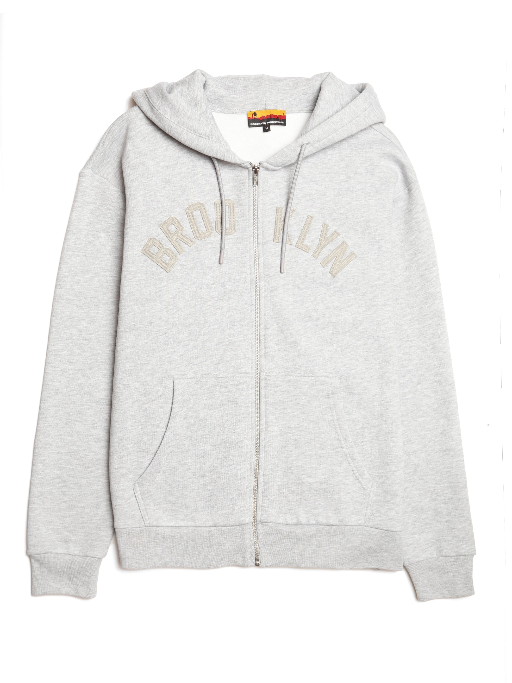 Men's Captain Zip Up Hoodie - BROOKLYN INDUSTRIES