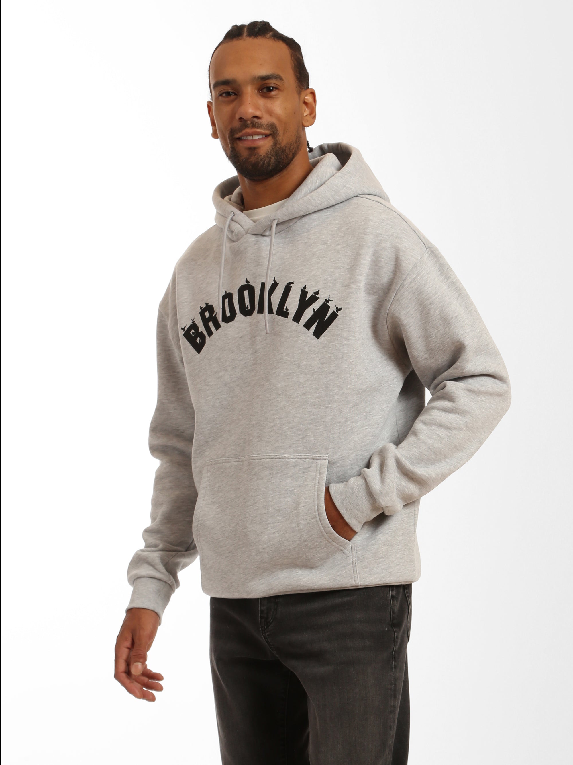 Men's Brooklyn Birds Hoodie - BROOKLYN INDUSTRIES