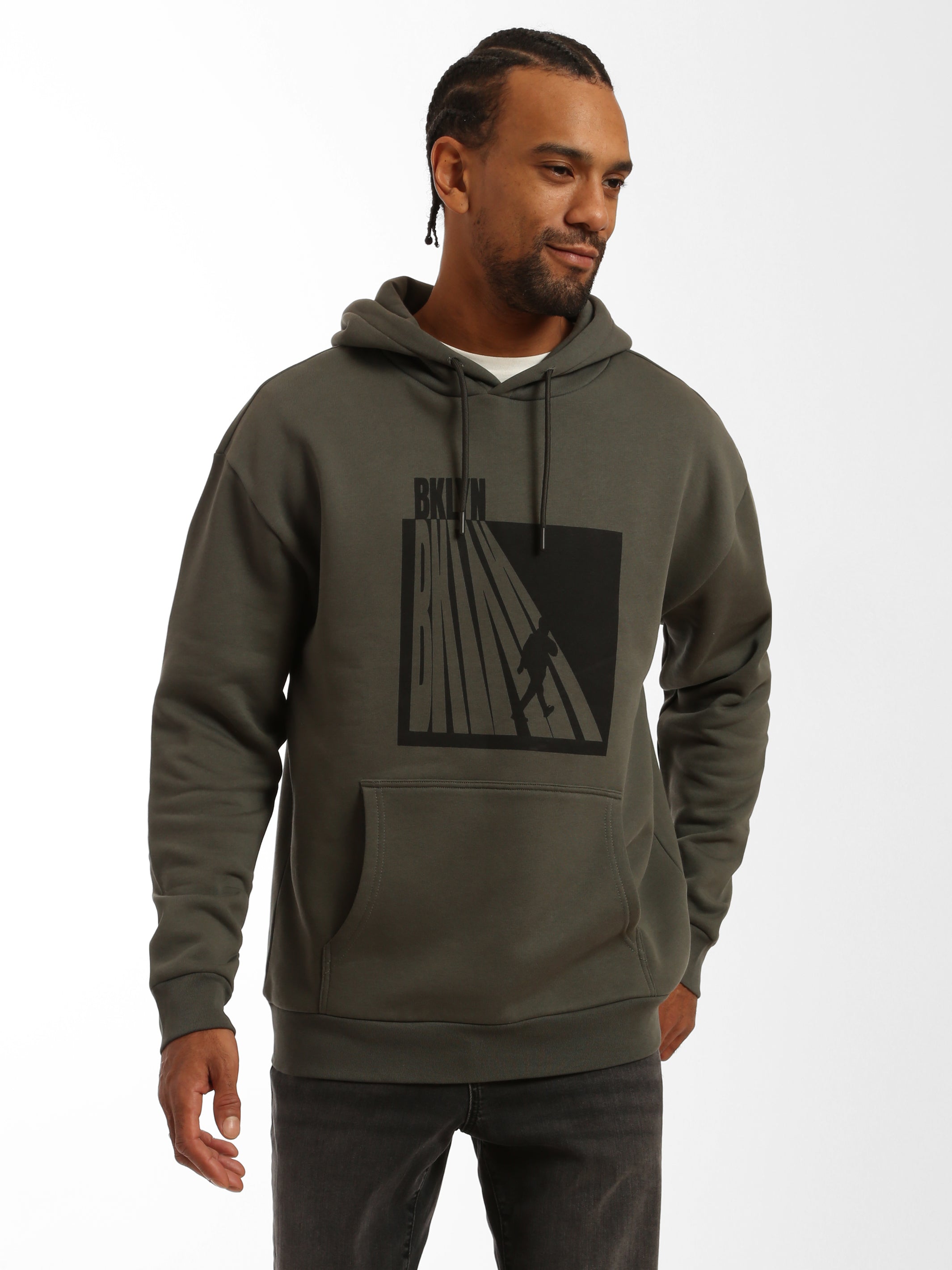 Men's Brooklyn Shadow Crosswalk Sweatshirt - BROOKLYN INDUSTRIES