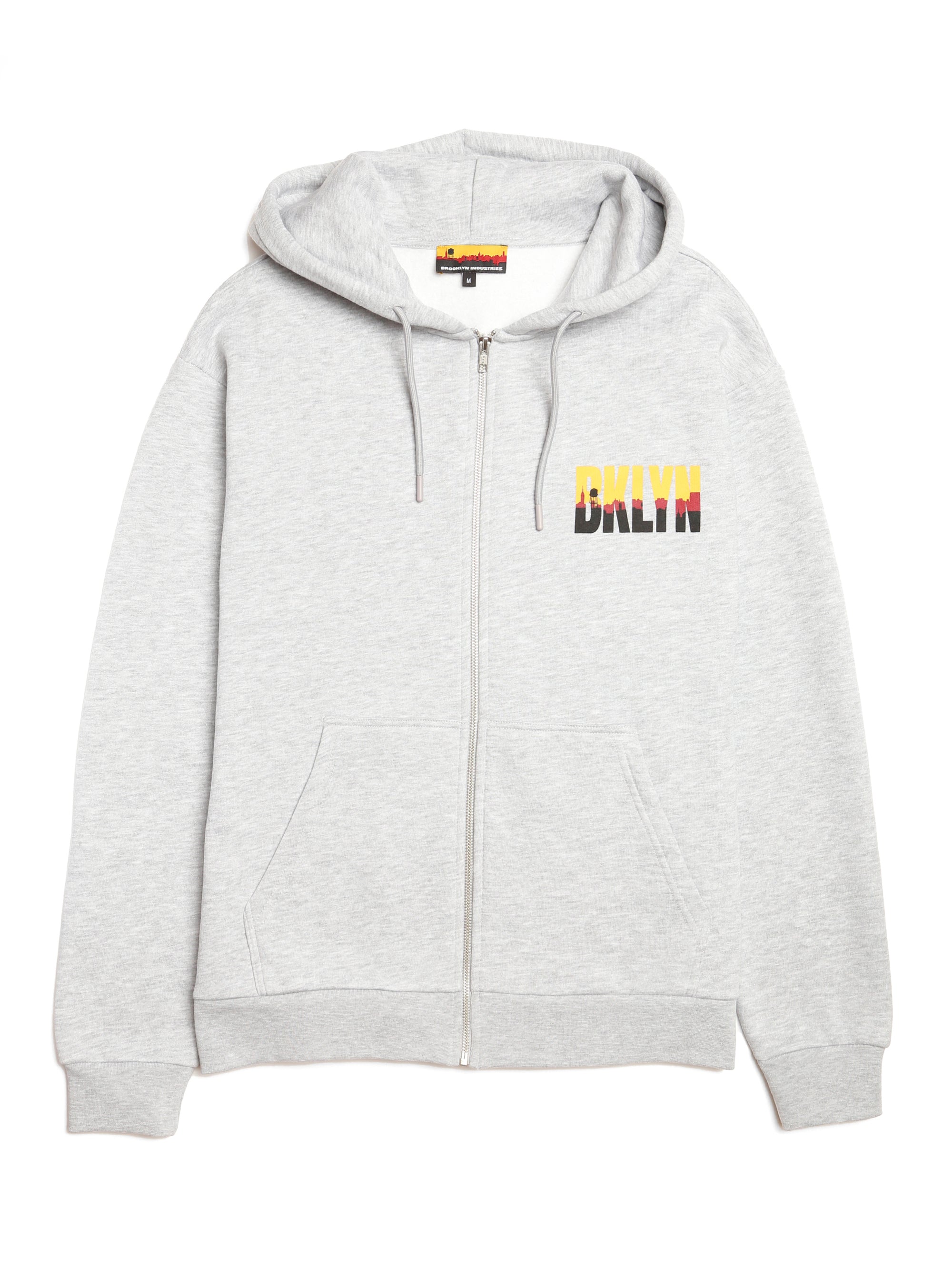 Men's BKLYN Zip Up Hoodie - BROOKLYN INDUSTRIES