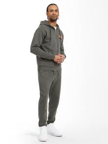 Men's BKLYN Zip-Up Slub Hoodie - BROOKLYN INDUSTRIES