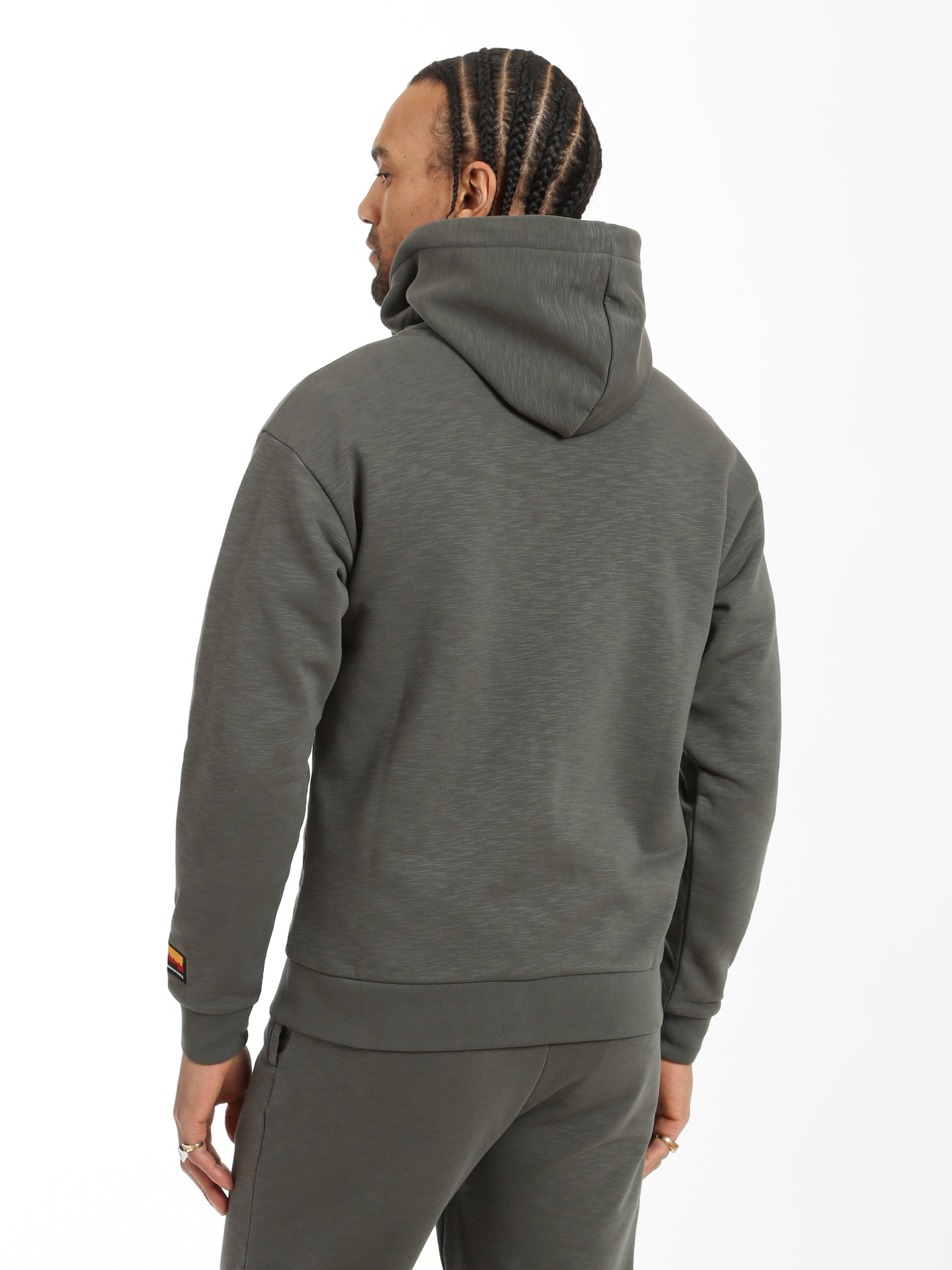 Men's BKLYN Zip-Up Slub Hoodie - BROOKLYN INDUSTRIES