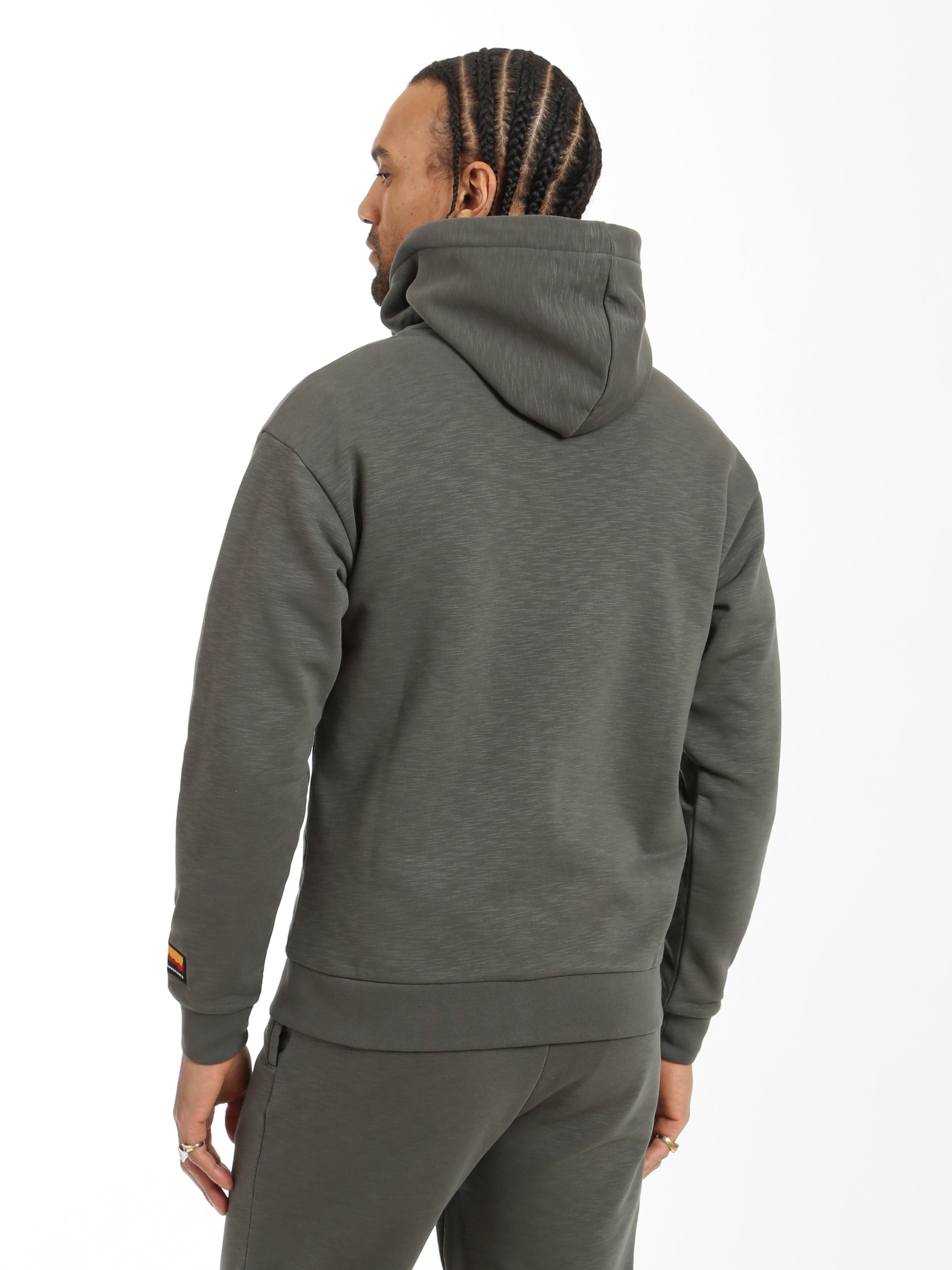 Men's BKLYN Zip-Up Slub Hoodie - BROOKLYN INDUSTRIES