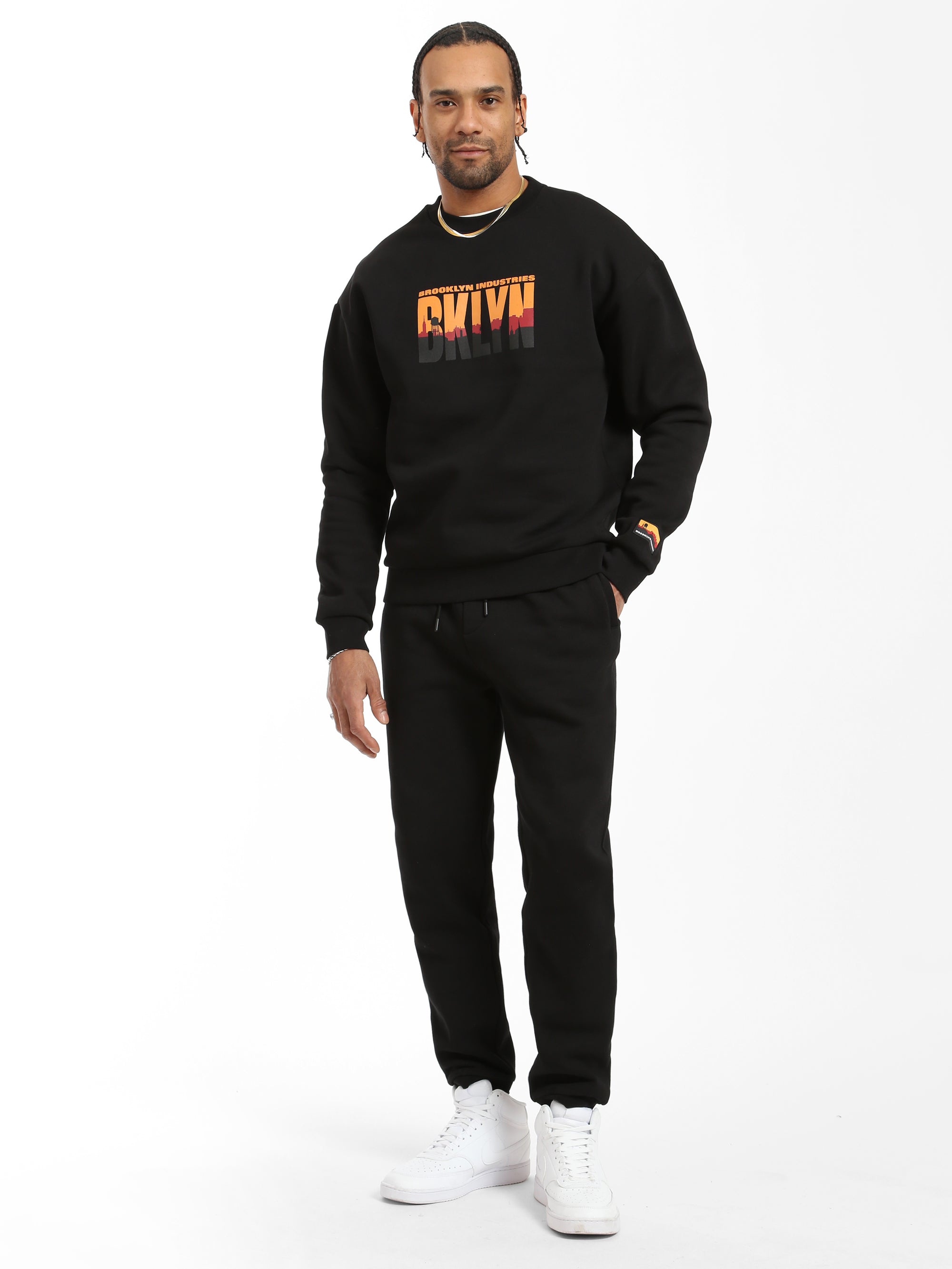 Men's BKLYN  Crewneck Sweatshirt - BROOKLYN INDUSTRIES