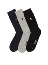 Men's 3 Pack Water Tower Logo Socks - BROOKLYN INDUSTRIES
