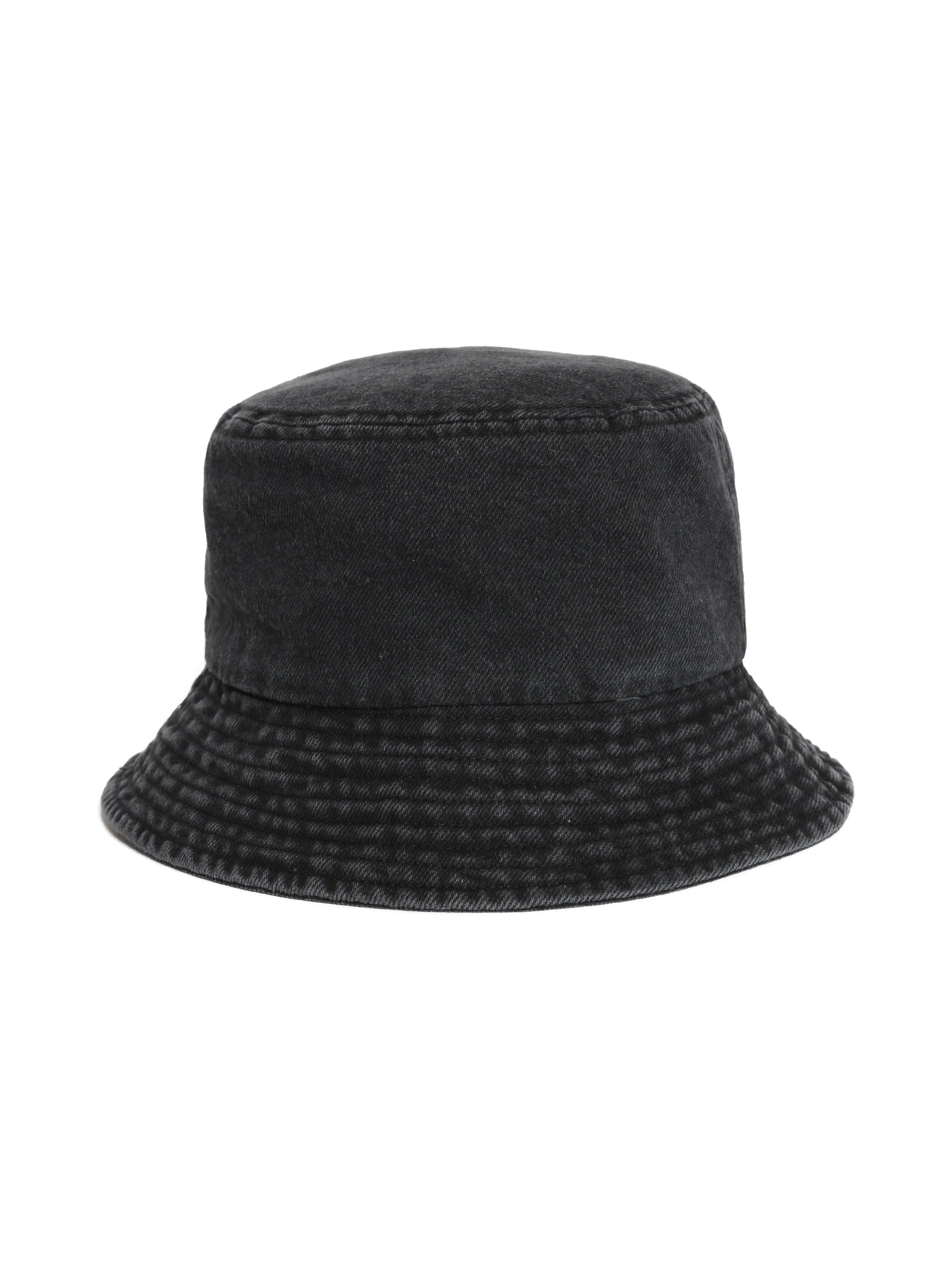 Denim Bucket Hat in Black - BROOKLYN INDUSTRIES