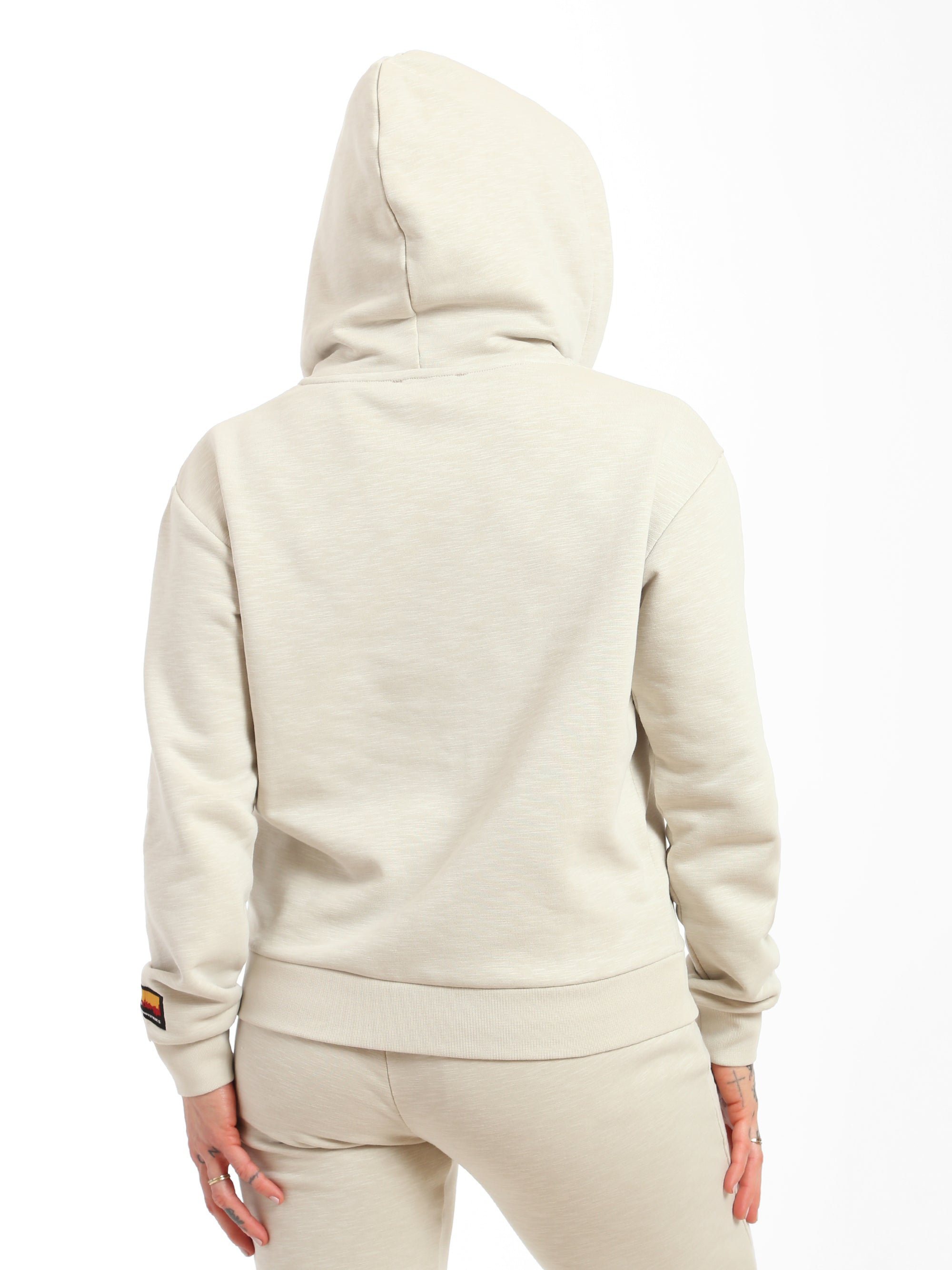 Women's BKLYN Printed Zip-Up Hoodie - BROOKLYN INDUSTRIES