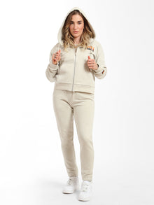 Women's BKLYN Printed Zip-Up Hoodie - BROOKLYN INDUSTRIES