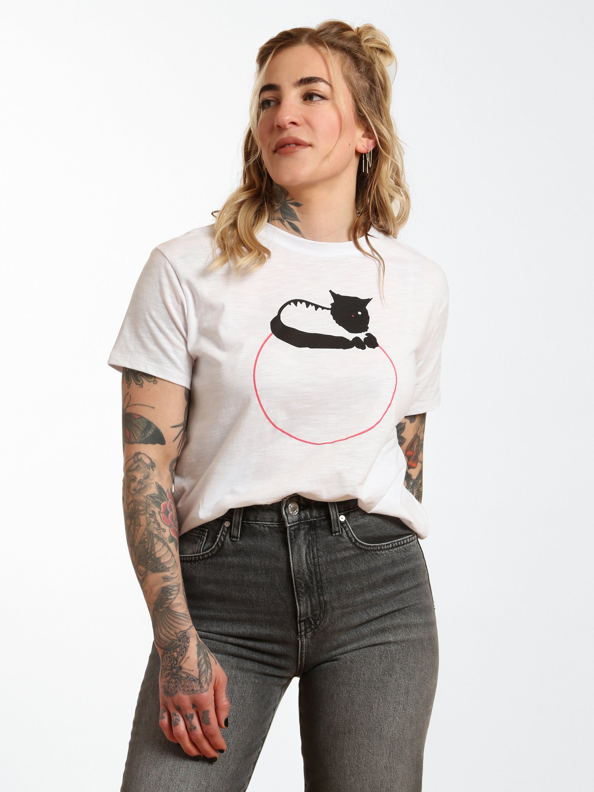 Women's Dodgiecat T-shirt - BROOKLYN INDUSTRIES