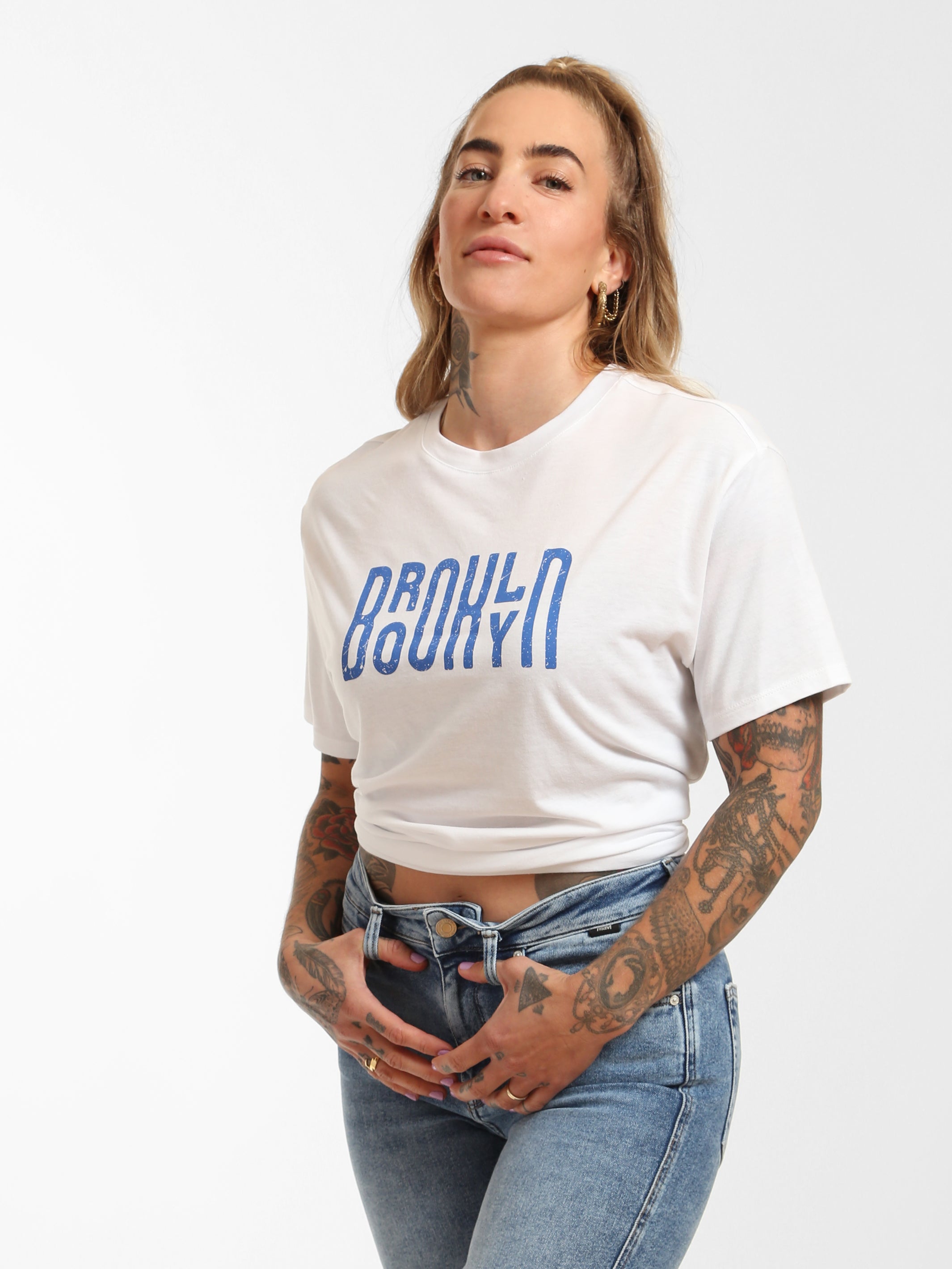 Women's Brooklyn Text T-Shirt - BROOKLYN INDUSTRIES