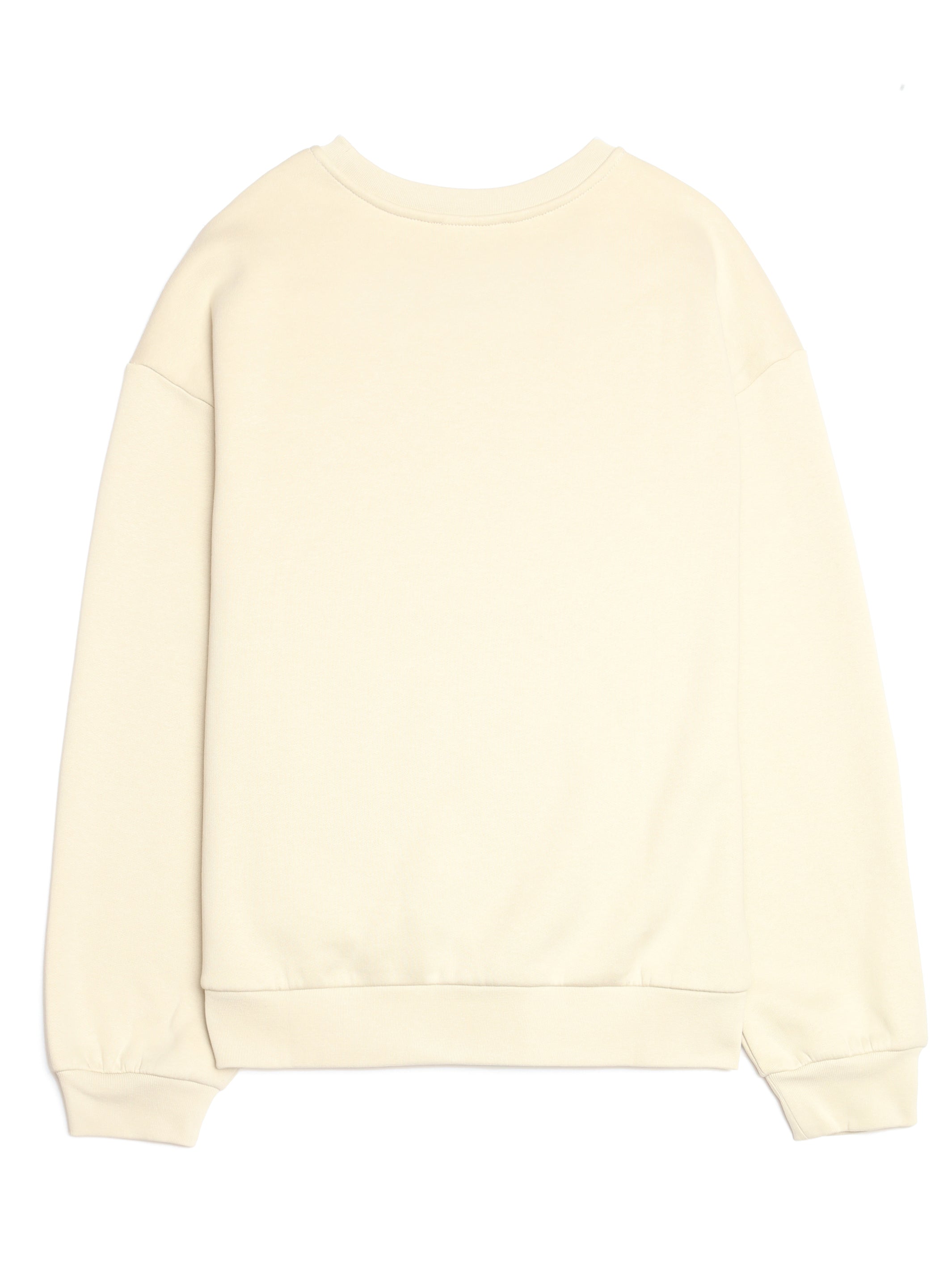 Plain cream sweatshirt hot sale