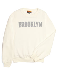 Women's Brooklyn Applique Crewneck Sweatshirt - BROOKLYN INDUSTRIES