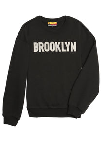 Women's Brooklyn Applique Crewneck Sweatshirt - BROOKLYN INDUSTRIES