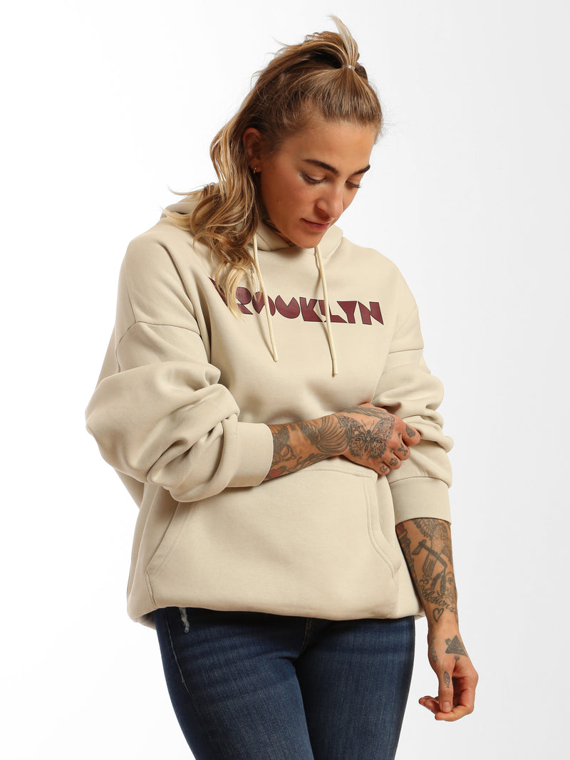 Women's Brooklyn Diagonal Hoodie - BROOKLYN INDUSTRIES