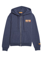 Women's BKLYN Printed Zip-Up Hoodie - BROOKLYN INDUSTRIES