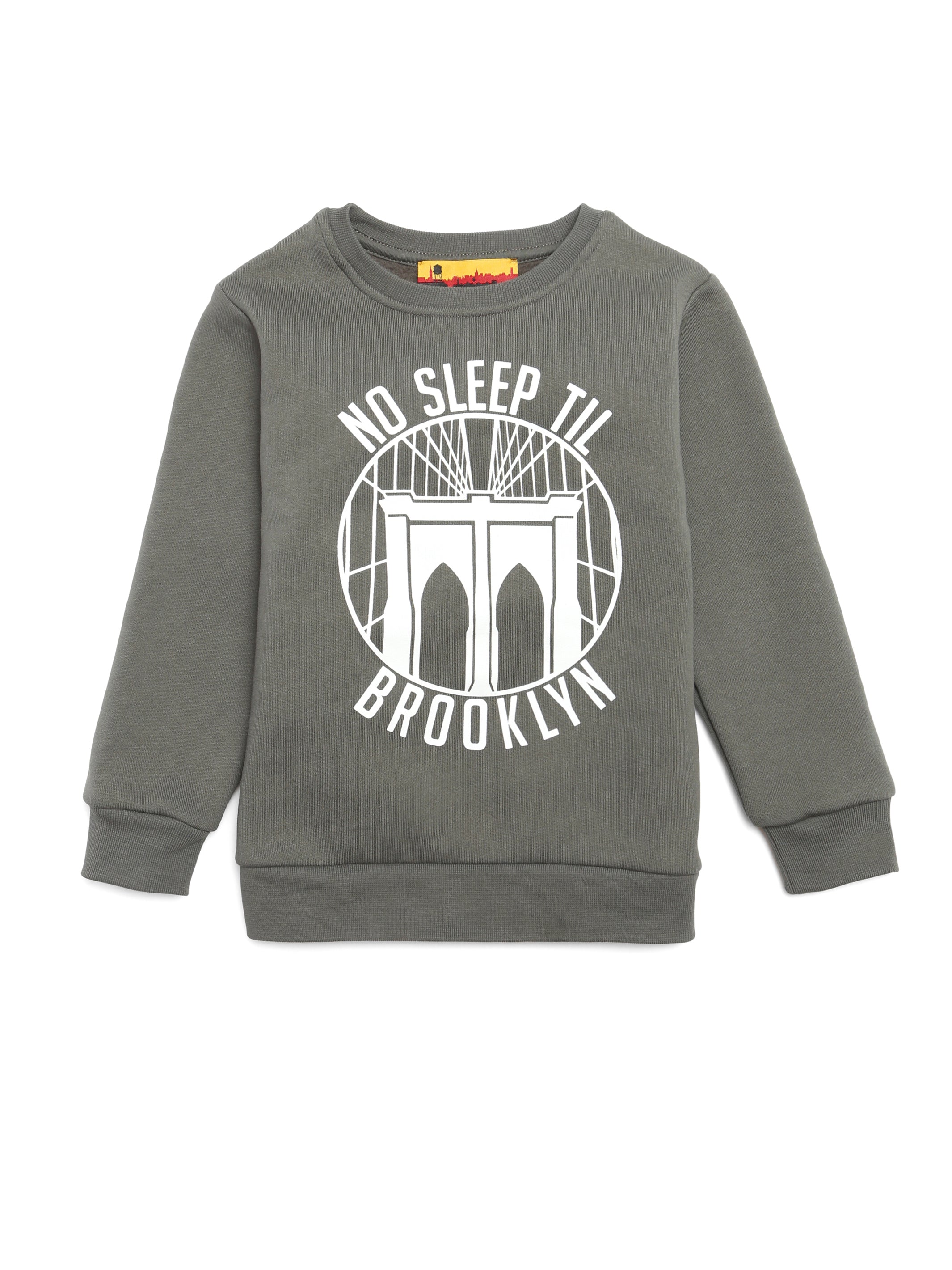 Boy's Round No Sleep Sweatshirt - BROOKLYN INDUSTRIES