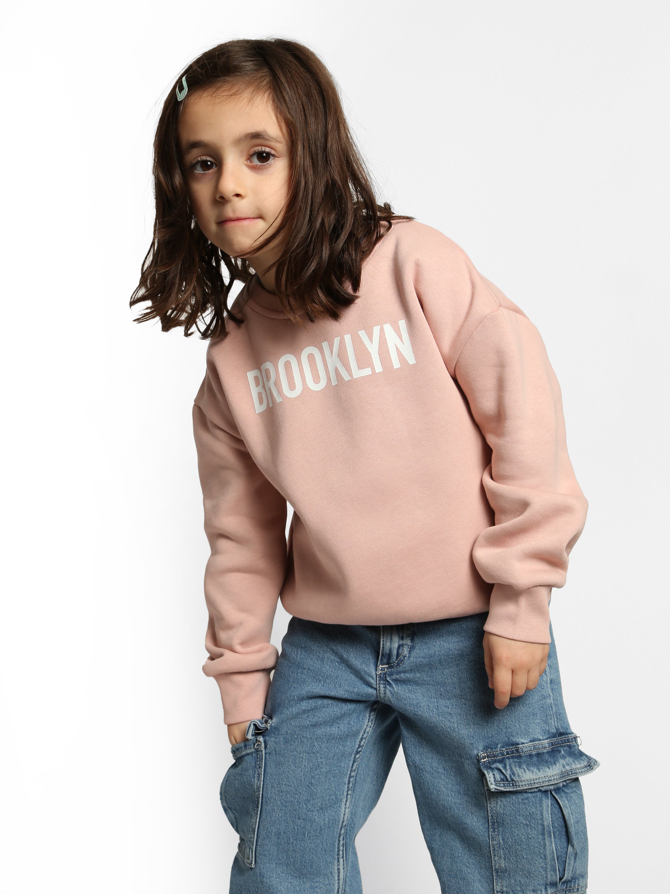 Girls sale fleece sweatshirt