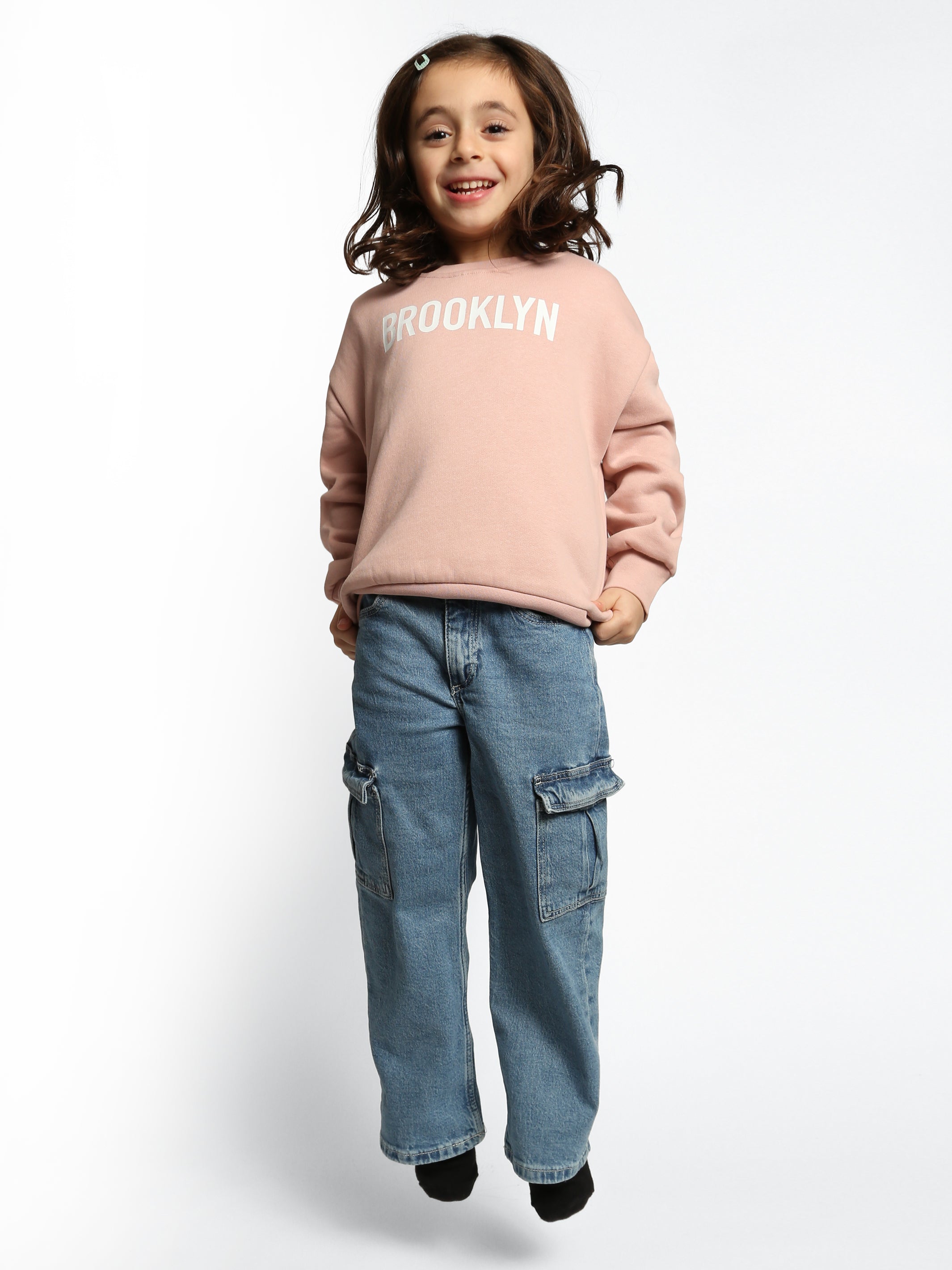 Girl's Brooklyn Fleece Sweatshirt - BROOKLYN INDUSTRIES