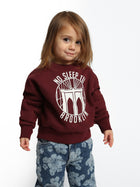 Girl's Round No Sleep Sweatshirt - BROOKLYN INDUSTRIES