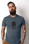 Men's Rooftop Water Tower T-Shirt - BROOKLYN INDUSTRIES